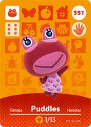 Puddles' amiibo card