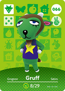 Gruff's amiibo card