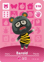 Barold's amiibo card