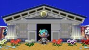 L'extérieur du musée dans Animal Crossing: Let's Go to the City