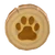 NH-Furniture-Paw-print doorplate