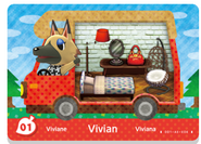 La carte amiibo de Viviane