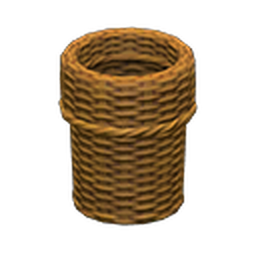 Rattan waste bin Animal Crossing Wiki Fandom