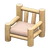NH-Log sofa-white wood