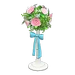 NH-Meuble-Arrangement floral mariage