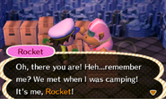 Rocket telling player they moved in after camping and agreeing to move in (Part 1)