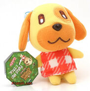 Goldie as a plush charm.