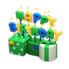 NH-Furniture-Birthday candles (green)