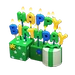 NH-Furniture-Birthday candles (green)