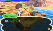 Gabriel.jpg (10 kio) Tortimer interpellant le joueur sur le ponton dans New Leaf