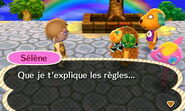Rosanne au début d'une partie de cache-cache