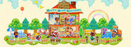 Rosie appears on the box art for Happy Home Designer.