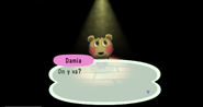 Célia appelée Damia dans Animal Crossing