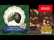 Animal Crossing- Pocket Camp - Raymond's Scholar Cookie