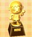 Villager Trophy added into New Leaf via the Welcome amiibo update