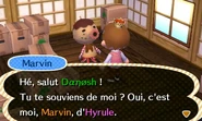 Marvin se présentant au joueur