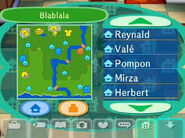 La carte du village dans Let's Go to the City