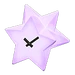 NH-Furniture-Star clock (purple)