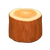 NH-Log stool-orange wood