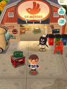 Plumac à son poste chez OK Motors