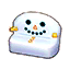 Snowman sofa icon