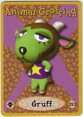 Carte Amiibo Animal Crossing Série 1 - 066 Grognon (Gruff) - Version EUR