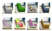 Une partie des clôtures disponibles pour l'extérieur de la maison.