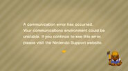 Resetti as he appears in a communication error message