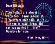 Carta en Animal Crossing:City Folk