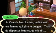 Amiral parlant de sa femme au café