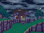 South-east-facing angled ramp