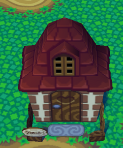 Aurora's house is so pretty! But she has a basic villager house on