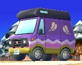 L'extérieur du camping-car de Dindou