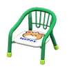 NH-Furniture-Baby chair (green) (bear)
