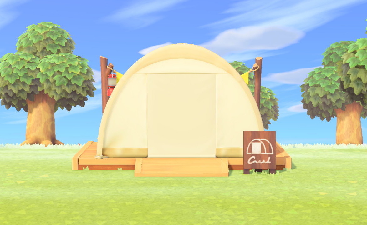 animal crossing campsite first visitor