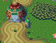 La tente d'Astrid dans Animal Crossing