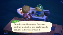 ACNH Amiral - Une seule balade par jour