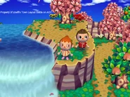 These players have created paths by repeatedly running over the same spot every day.