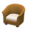 Fauteuil jonc