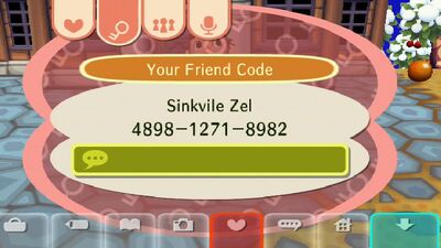 nintendo friend code animal crossing