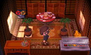Cousteau's house interior in New Leaf