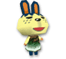 Nadia dans Animal Crossing