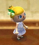 A player wearing a Jacob's ladder in New Leaf.