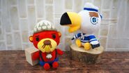 Photo des peluches de Pascal et Gulliver