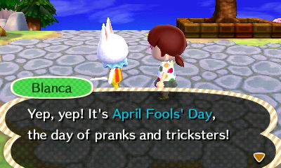 Guide April Fool S New Leaf Animal Crossing Wiki Fandom