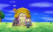 La maison de Lydie vue de l'extérieur dans New Leaf