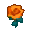 Orange Rose (New Leaf icon).PNG