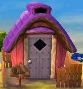 L'extérieur de la maison de Reine dans New Leaf
