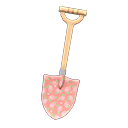 Pink Printed-Design Shovel