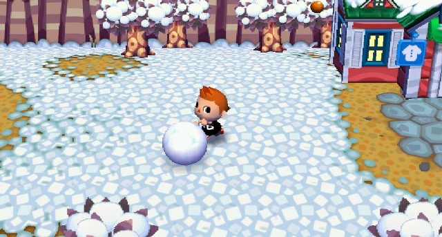 animal crossing city folk in the wintertime